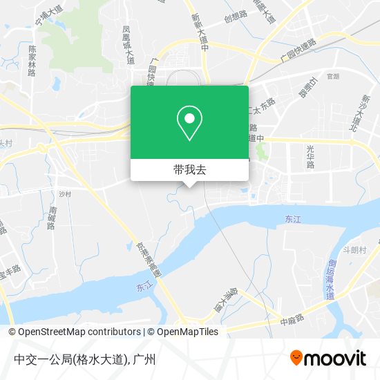 中交一公局(格水大道)地图