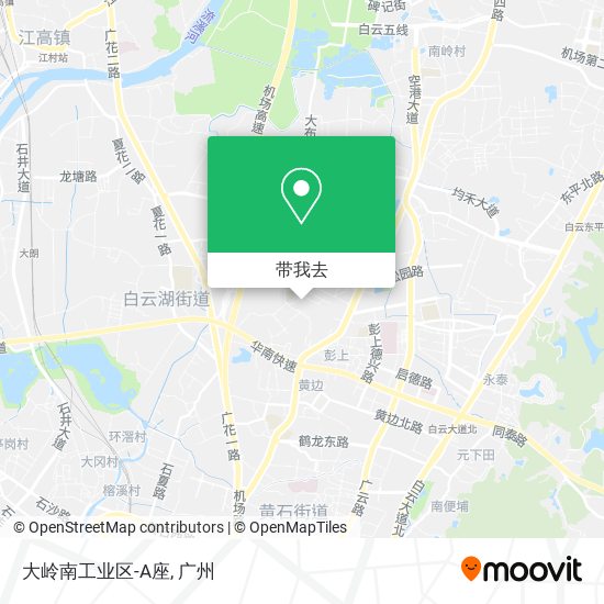 大岭南工业区-A座地图