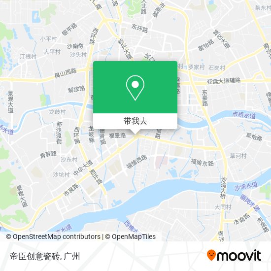 帝臣创意瓷砖地图