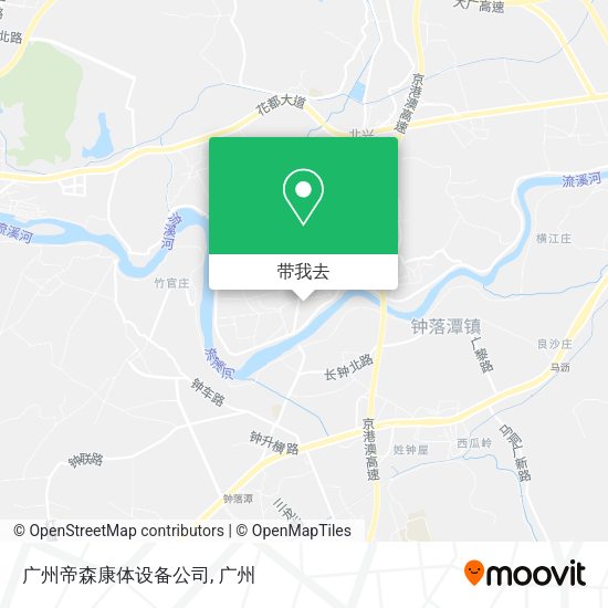 广州帝森康体设备公司地图