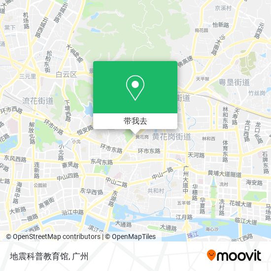 地震科普教育馆地图