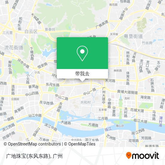 广地珠宝(东风东路)地图