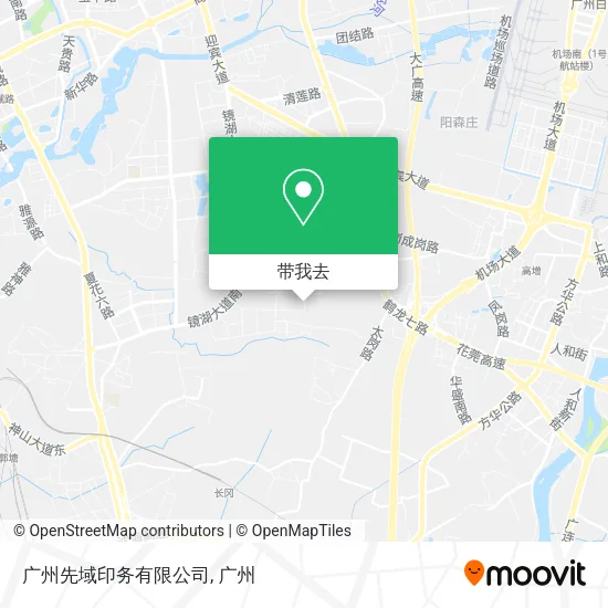 广州先域印务有限公司地图
