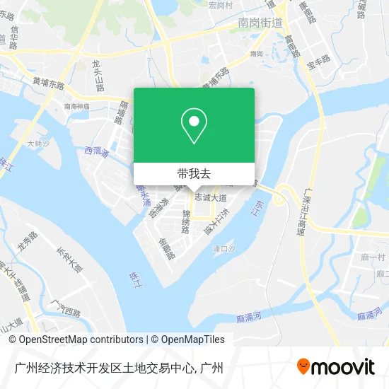 广州经济技术开发区土地交易中心地图