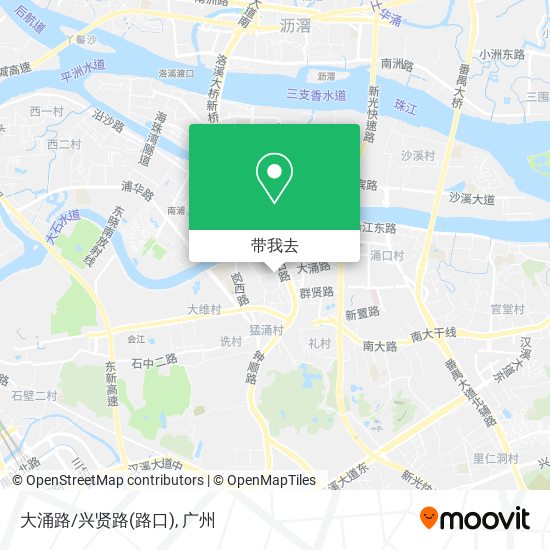 大涌路/兴贤路(路口)地图