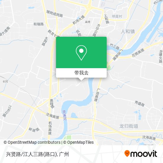 兴贤路/江人三路(路口)地图