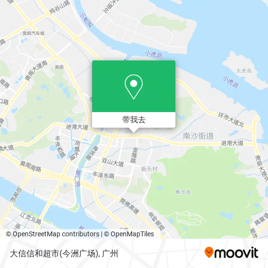 大信信和超市(今洲广场)地图