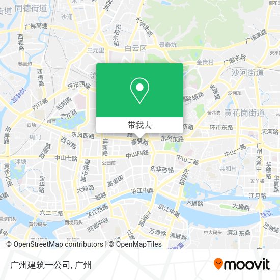 广州建筑一公司地图