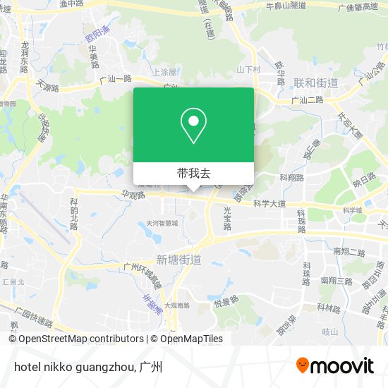 hotel nikko guangzhou地图