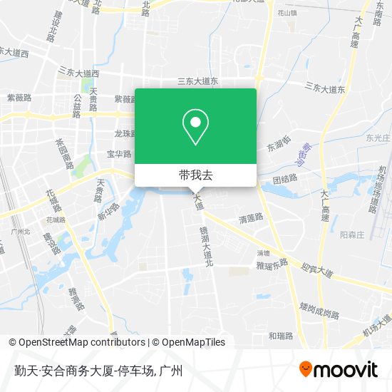 勤天·安合商务大厦-停车场地图