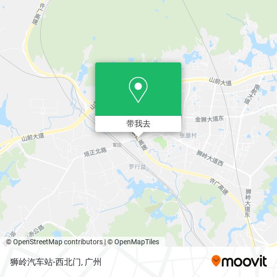 狮岭汽车站-西北门地图