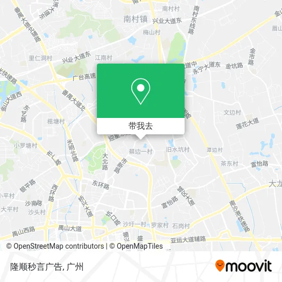 隆顺秒言广告地图