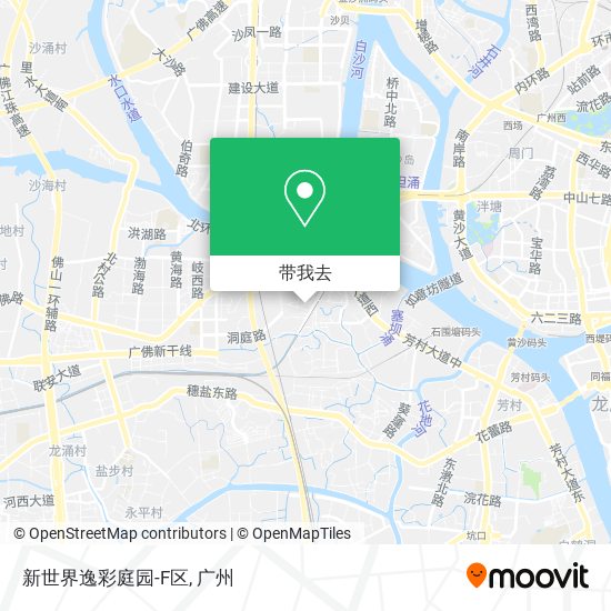 新世界逸彩庭园-F区地图