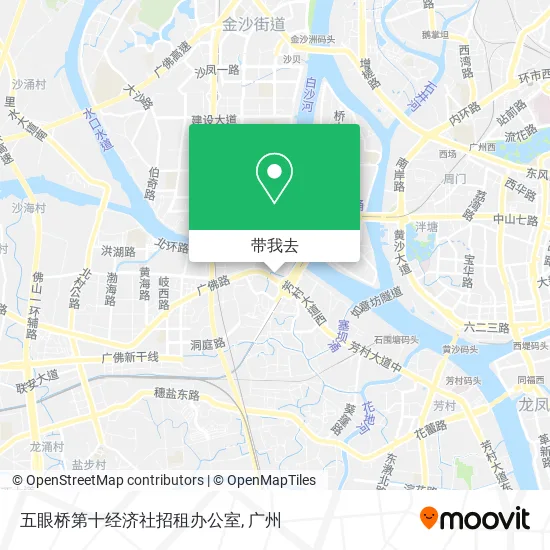 五眼桥第十经济社招租办公室地图