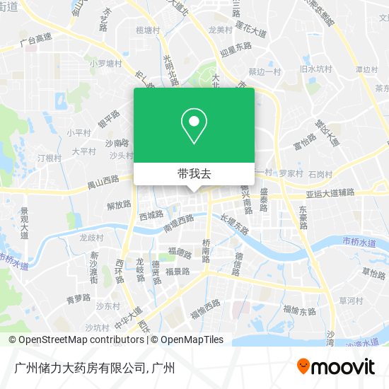 广州储力大药房有限公司地图