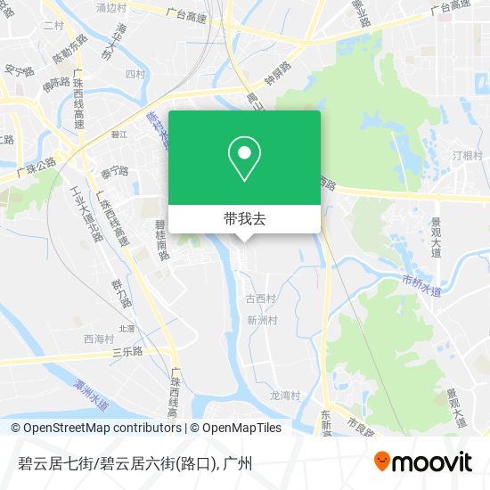 碧云居七街/碧云居六街(路口)地图