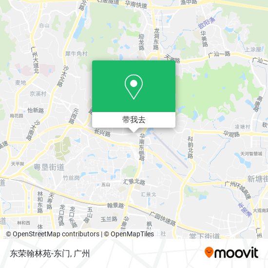 东荣翰林苑-东门地图