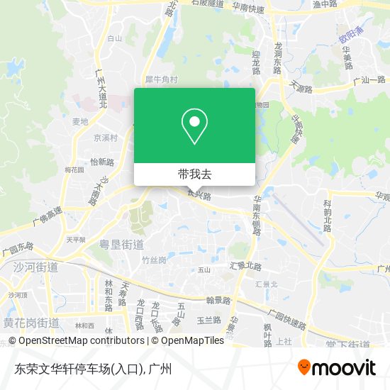 东荣文华轩停车场(入口)地图