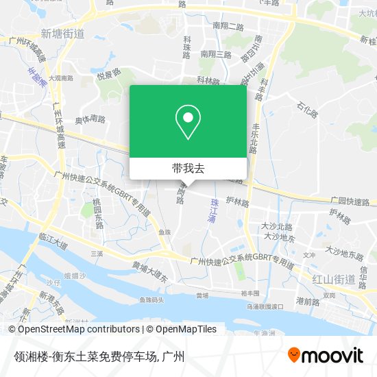 领湘楼-衡东土菜免费停车场地图