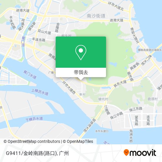 G9411/金岭南路(路口)地图