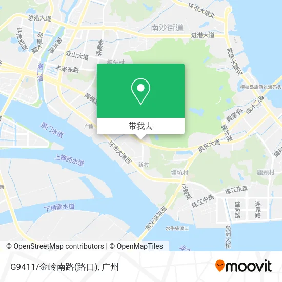 G9411/金岭南路(路口)地图