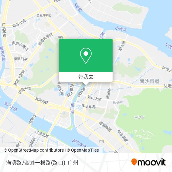 海滨路/金岭一横路(路口)地图