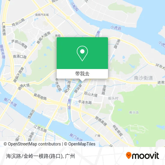 海滨路/金岭一横路(路口)地图