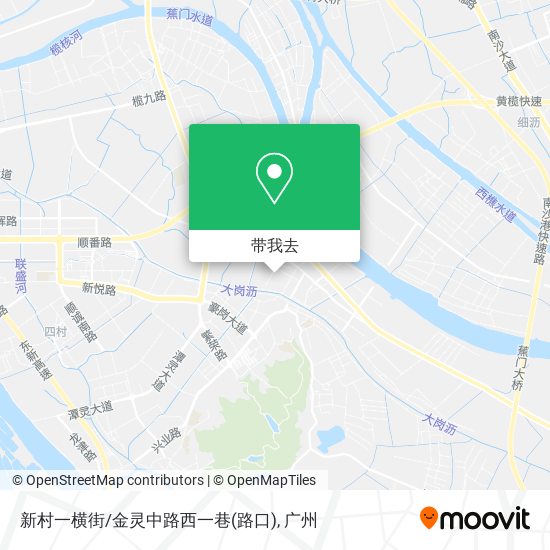 新村一横街/金灵中路西一巷(路口)地图