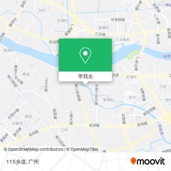 115乡道地图