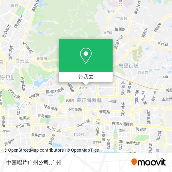 中国唱片广州公司地图