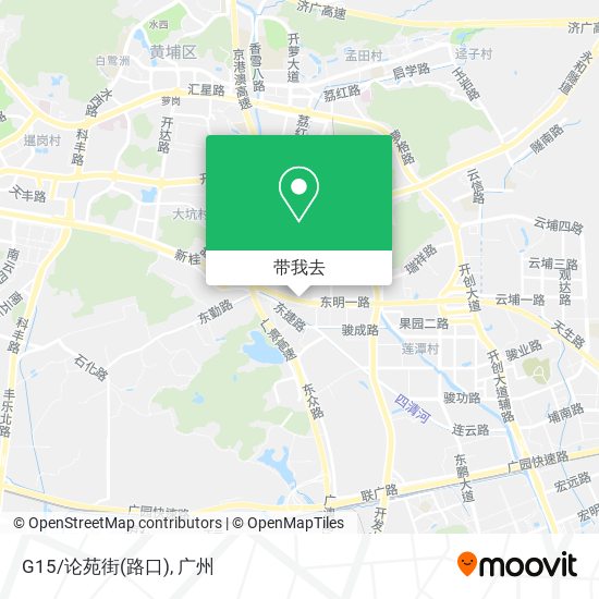 G15/论苑街(路口)地图