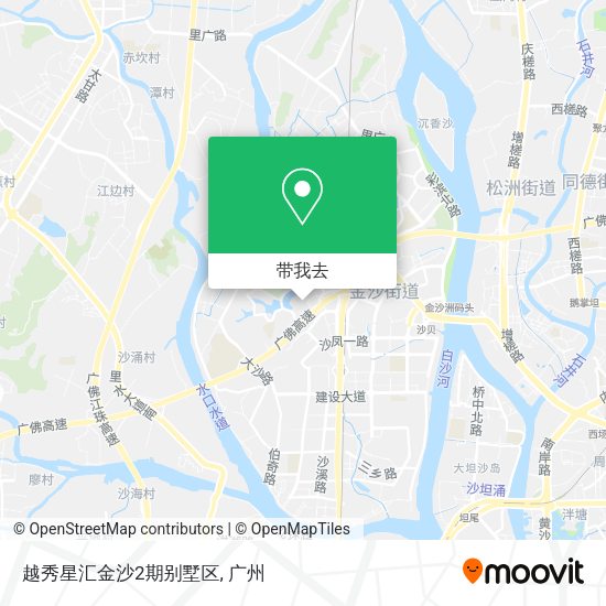 越秀星汇金沙2期别墅区地图