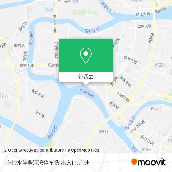 东怡水岸翠河湾停车场-出入口地图