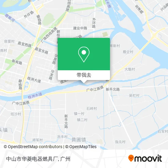 中山市华菱电器燃具厂地图