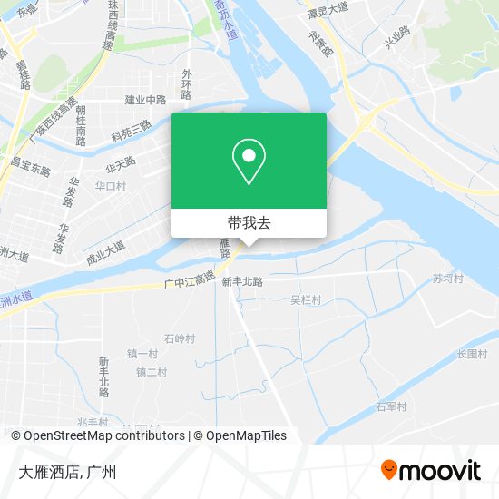 大雁酒店地图