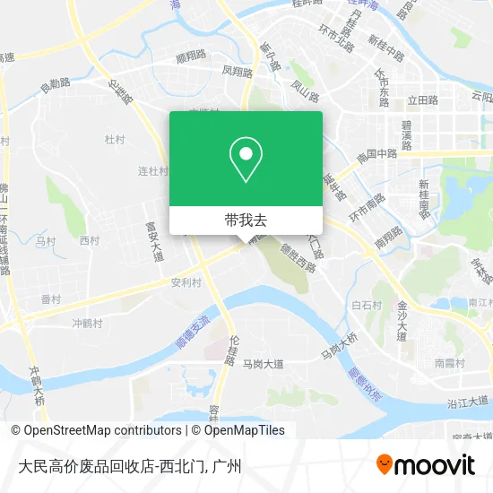 大民高价废品回收店-西北门地图