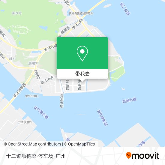十二道顺德菜-停车场地图
