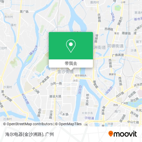 海尔电器(金沙洲路)地图