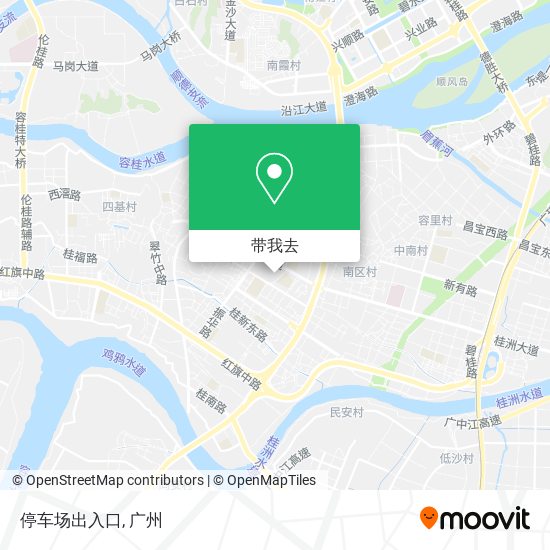 停车场出入口地图