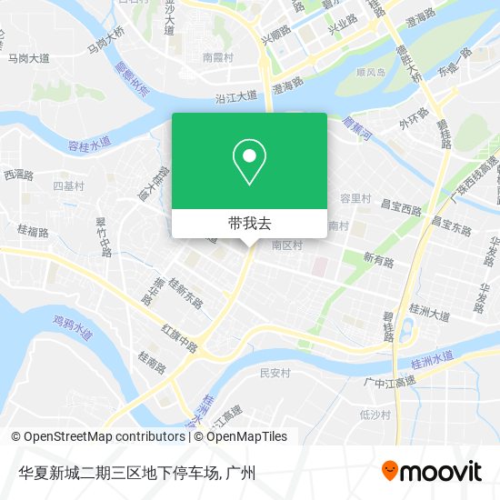 华夏新城二期三区地下停车场地图