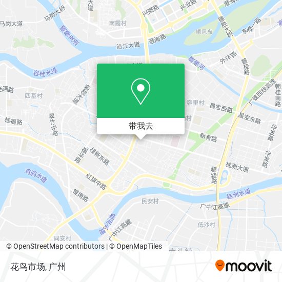 花鸟市场地图
