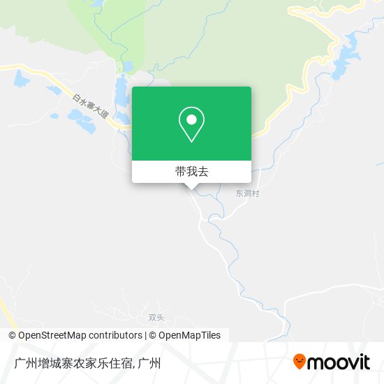 广州增城寨农家乐住宿地图