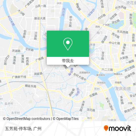 五芳苑-停车场地图