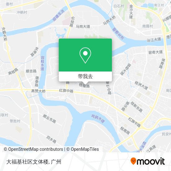大福基社区文体楼地图