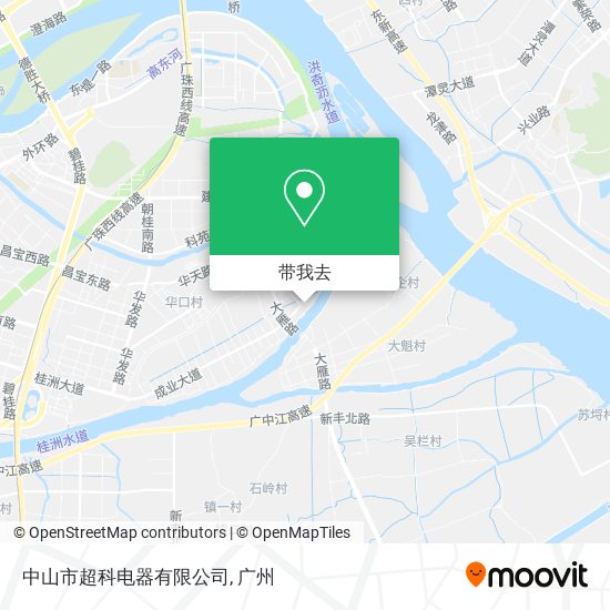 中山市超科电器有限公司地图