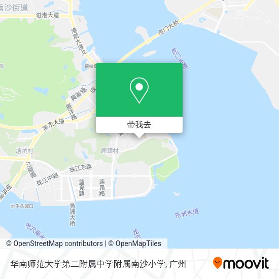 华南师范大学第二附属中学附属南沙小学地图