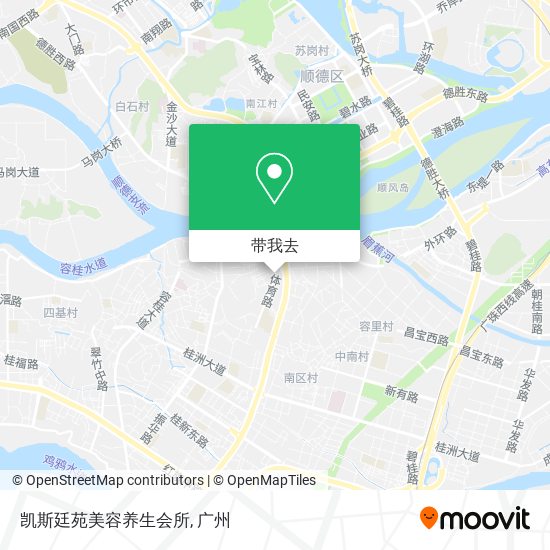 凯斯廷苑美容养生会所地图