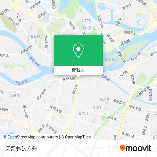 天晋中心地图