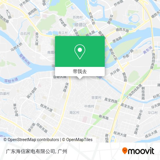 广东海信家电有限公司地图