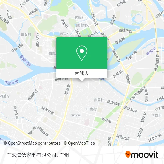 广东海信家电有限公司地图